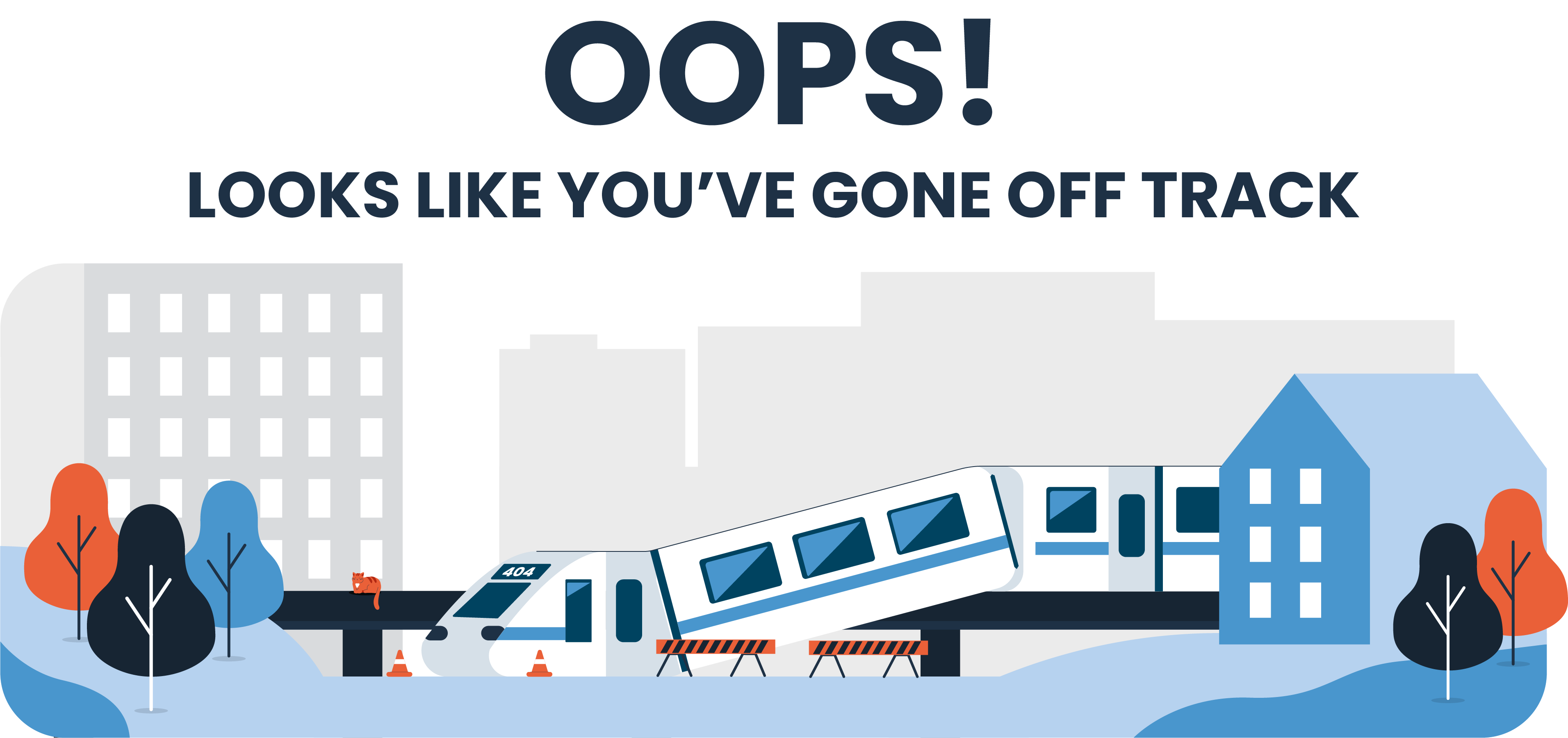 Derailed train 404